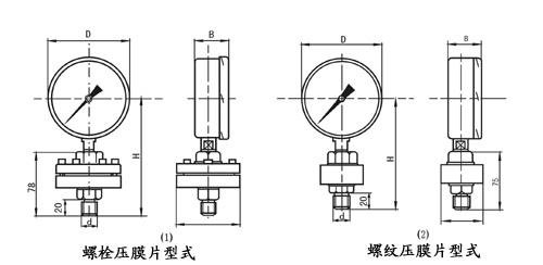 隔膜压力表(图3)